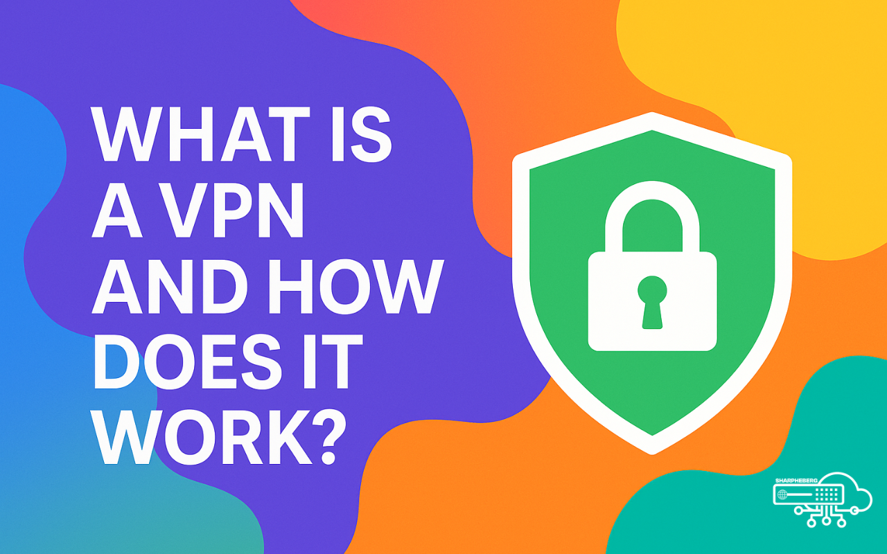 What is a VPN? This image illustrates how a VPN encrypts your connection, protects your privacy, and helps you browse safely online.